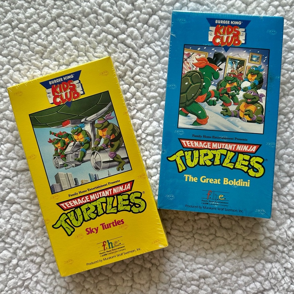 *NEW* TMNT Teenage Mutant Ninja Turtles VHS sealed Sky Turtles The Great Boldini
